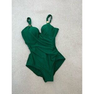 Miraclesuit One-Piece Swimsuit US 8  Kelly Green Slimming Tummy Control New